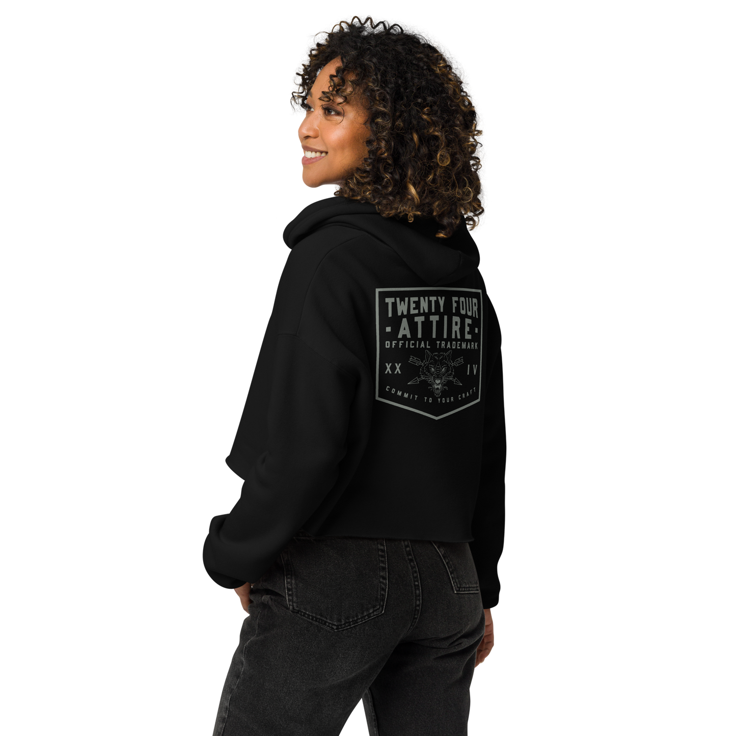 Wolf Within Women’s Crop Hoodie